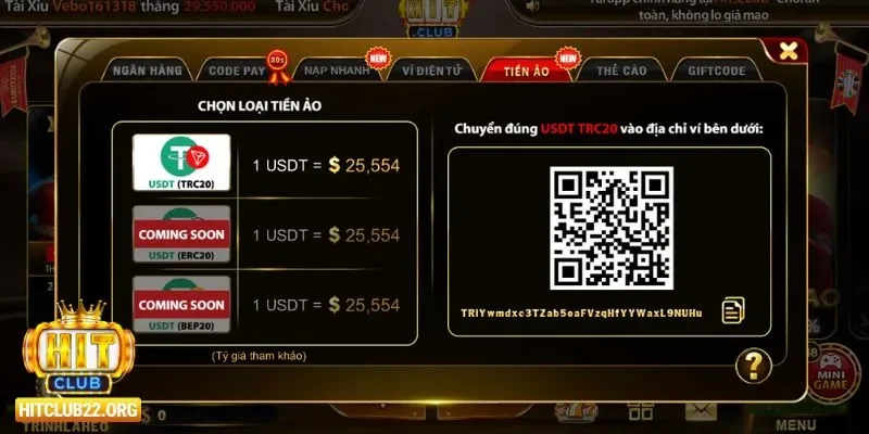 Nạp tiền Hitclub Các phương thức nạp tiền phổ biến vào Hitclub