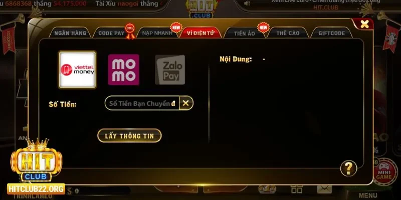Nạp tiền Hitclub Những lưu ý khi nạp tiền vào cổng game Hitclub